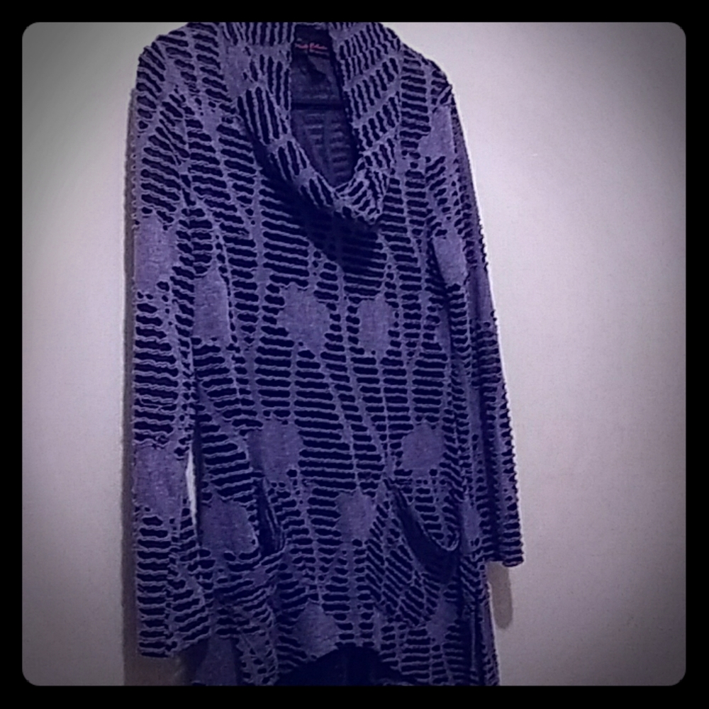 Royal Purple Hippie Pullover
